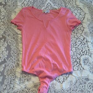 pink wildfox bodysuit